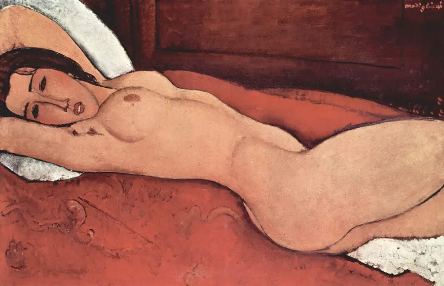Reclining Nude Amedeo Modigliani